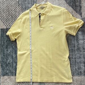 Burberry Light Yellow Polo Shirt